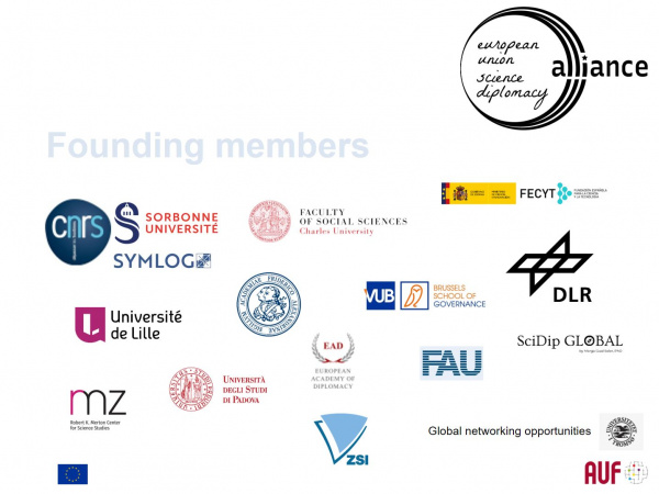 Founding Members of the EU Science Diplomacy Alliance